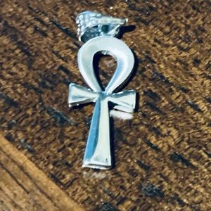 Egyptian Ankh Amul sterling silver